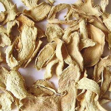 Dried split ginger